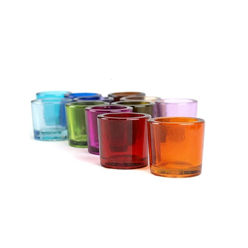 Popular Phillippines custom candle holder glass jar supplier with thick wall
